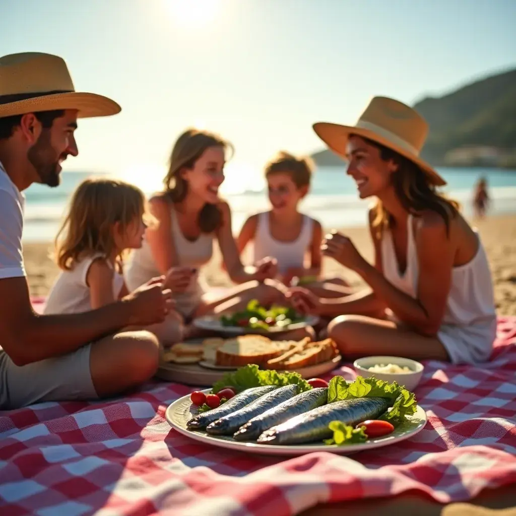 Tazón de sardinas acompañadas de limón y perejil fresco.